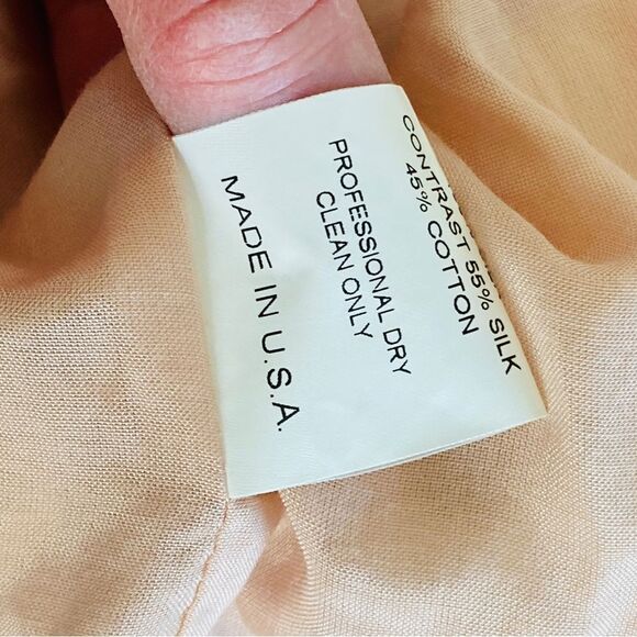 Poleci Blush Pink 100% Silk Sleeveless Sheath Dress Sz 6 NWT - Picture 13 of 14